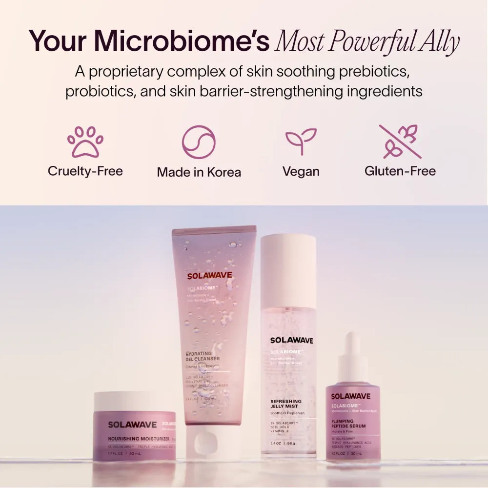 Solabiome Cuidados com o microbioma e as barreiras da pele